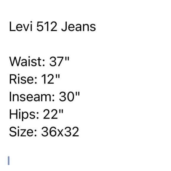 Levis 512 Premium Mens Denim Dark Slim Taper Jeans Unfinished Seams 36x32 - Picture 8 of 9